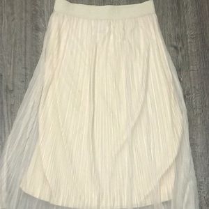 long high waisted skirt